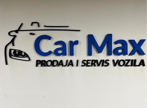 Car Max natpis: prodaja i servis vozila
